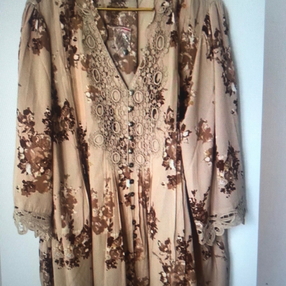 J. crew linen blend off shoulder eyelet floral hem mini dress size medium